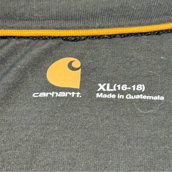 Carhartt Force Sweatshirt Womens Medium Black 1/4 Zip Pullover - Picture 2 of 9